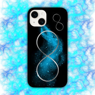 Silber & Türkis Minimal   Case-Mate iPhone 14 Hülle