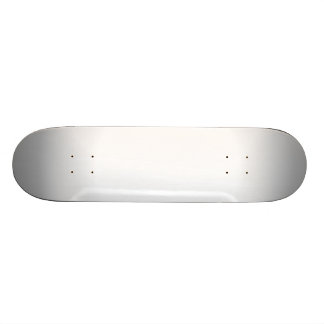 Silber u. weißer Radialstrahl verblassen Skateboard