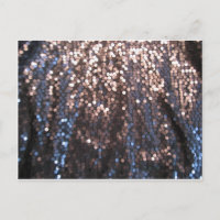 Silber und blaue Glitzern