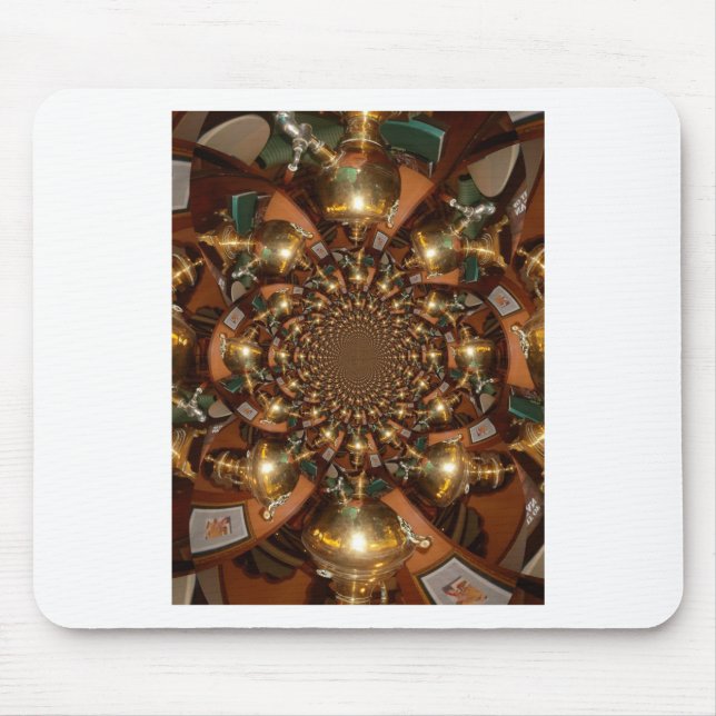 Silber und Gold Mousepad (Vorne)