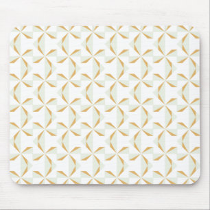 Silber und Gold Pinwheels Mousepad