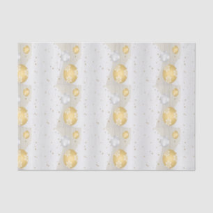 Silber und Gold Seidenpapier