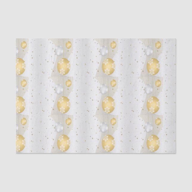 Silber und Gold Seidenpapier (Vorderseite)