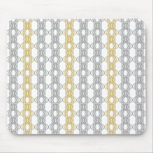 Silber- und Goldmuster Mousepad