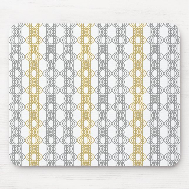 Silber- und Goldmuster Mousepad (Vorne)
