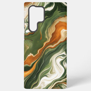 Silber und Lila Swirl Samsung Galaxy Hülle