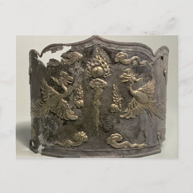 Silber und Parzellen, Kaiserliche Krone Postkarte (Vorderseite)