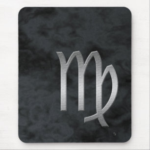silber virgo - rauchen mousepad