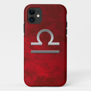 Silber Waage - rot Case-Mate iPhone Hülle