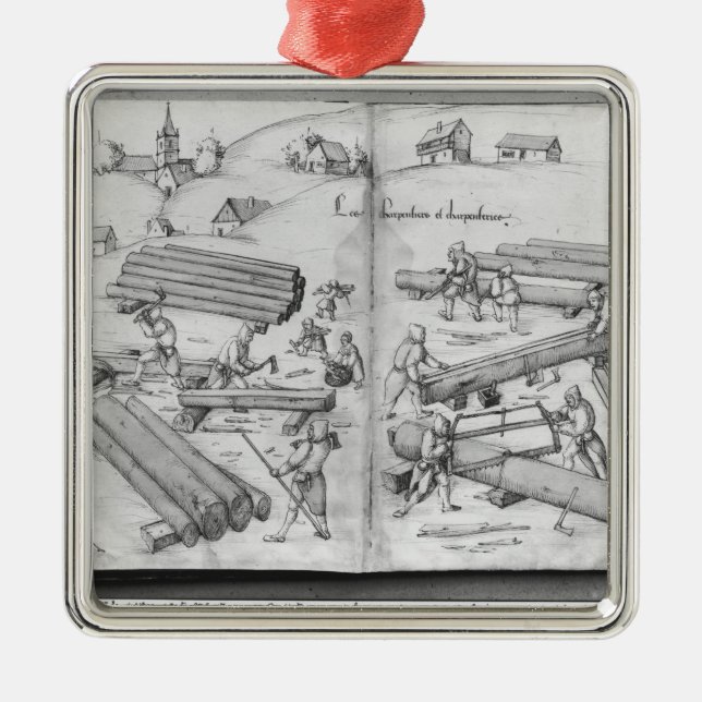 Silberbergwerk von La Croix-Zusatz-Bergwerken, Silbernes Ornament (Vorne)