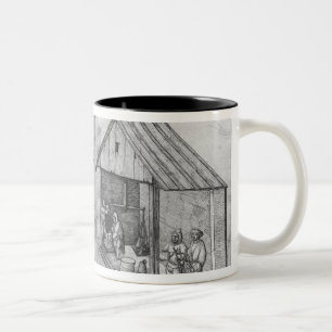 Silberbergwerk von La Croix-Zusatz-Bergwerken, Zweifarbige Tasse