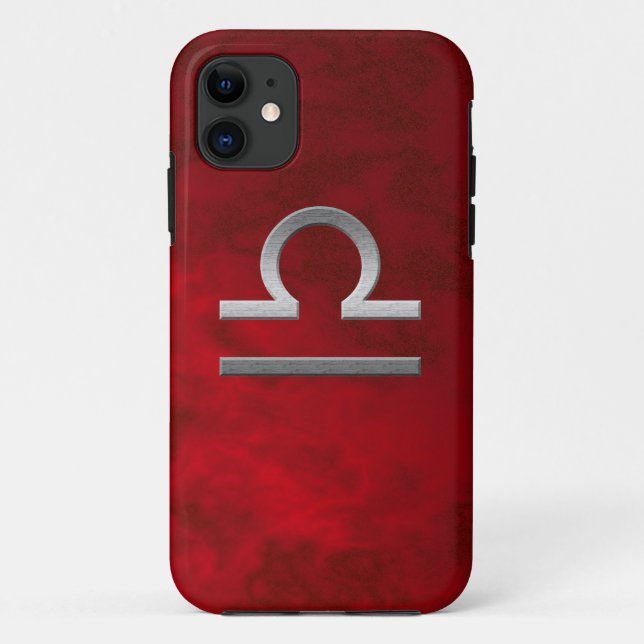 Silberbibliothek - rot Case-Mate iPhone hülle (Rückseite)