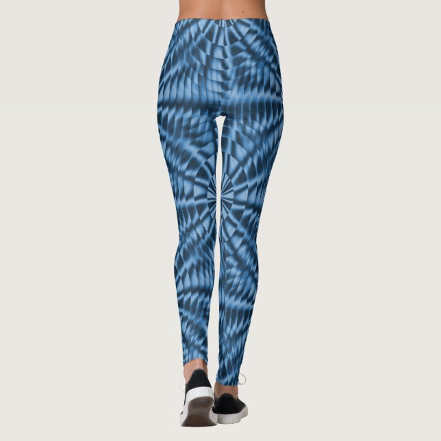 Silberblaue Blasen.... Leggings (Rückseite)