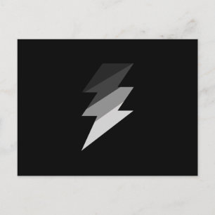 Silberblitz-Donnerschlag Postkarte