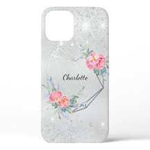 Silberblütenrot Rosa Glitzer