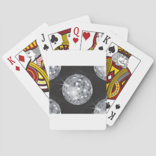 Silberdiskoball Spielkarten