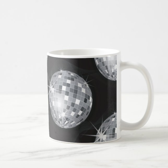 Silberdiskoball Tasse (Rechts)