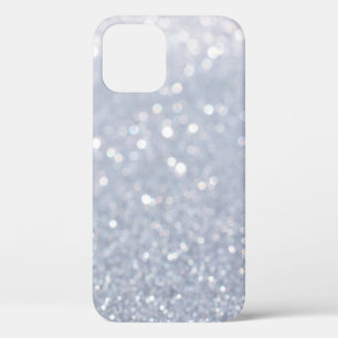 silberfarbener Glitzer abstrakter Hintergrund Case-Mate iPhone Hülle