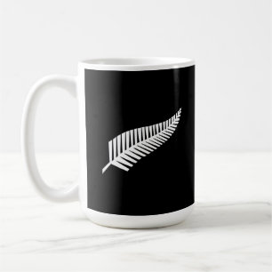 Silberfarnflagge (NZ) Kaffeetasse