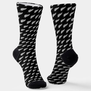 Silberfarnflagge (NZ) Socken