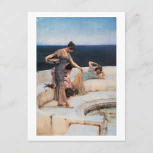 Silberfavoriten von Lawrence Alma-Tadema Postkarte