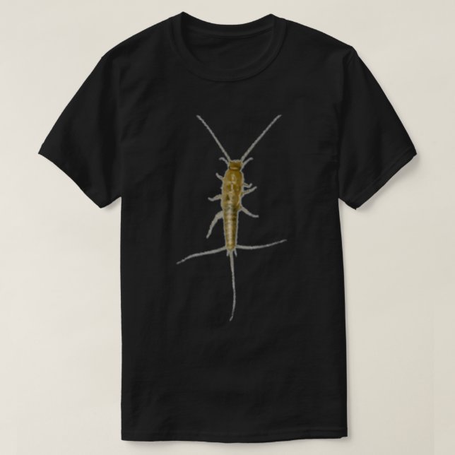 Silberfisch-Insektenfalter T-Shirt (Design vorne)