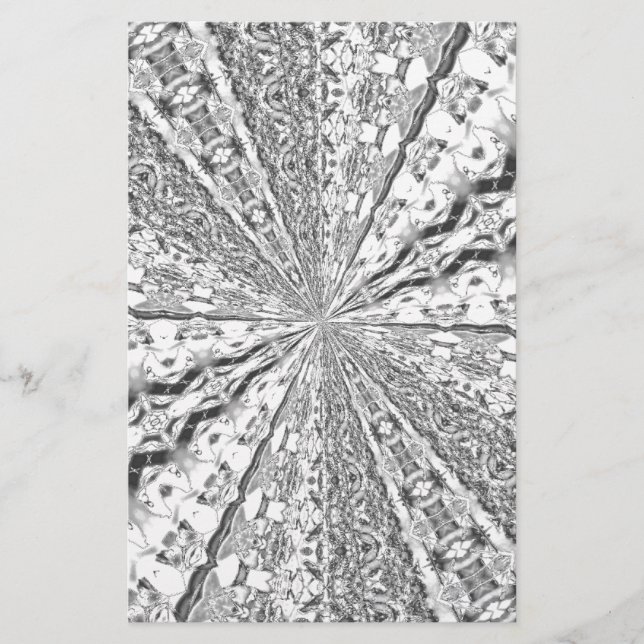 Silberfolie Swirl (Vorderseite)