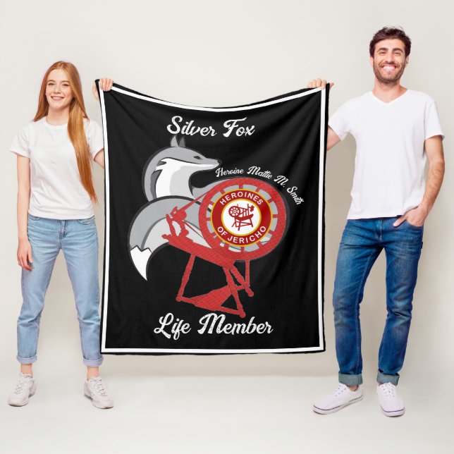 Silberfuchs Fleecedecke (Beispiel)