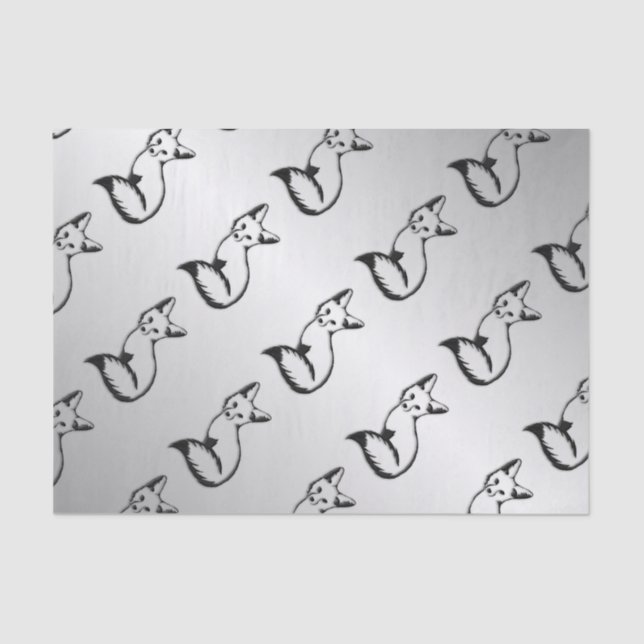 Silberfuchs Seidenpapier (Vorderseite)