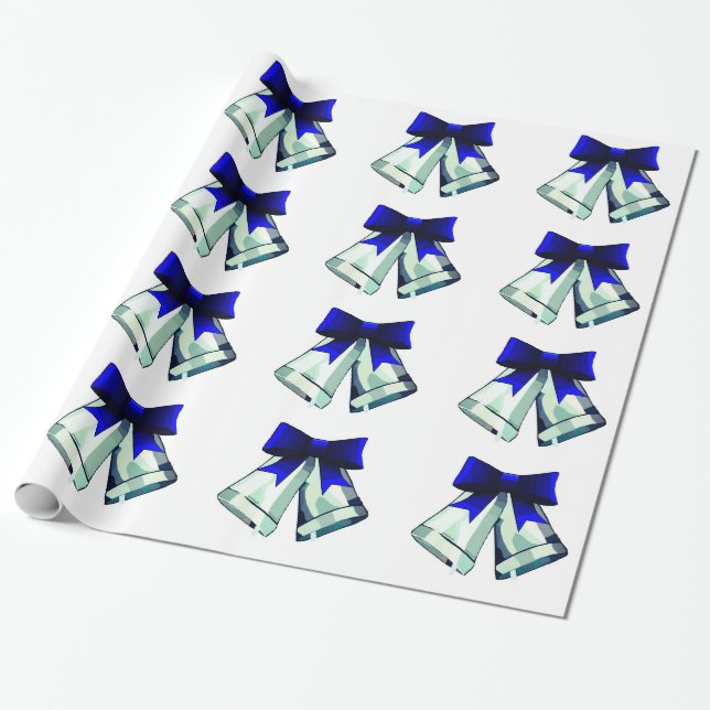 Silberglöckchen Geschenkpapier (Ungerollt)