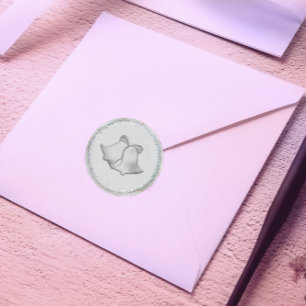 Silberglocken Runder Aufkleber