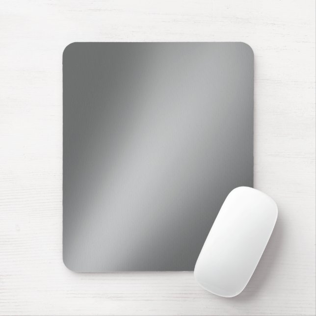 Silbergrauer Mondlichtombre Mousepad (Mit Mouse)