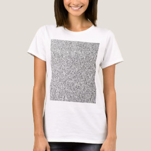Silbergraues Licht glitzert funkelt T-Shirt