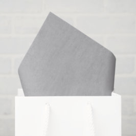 Silbergraues Tissue Paper Seidenpapier