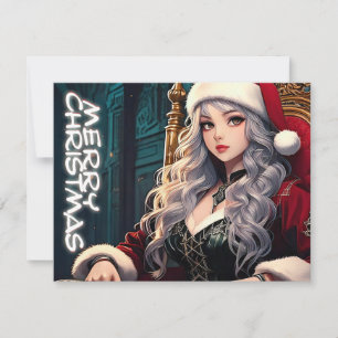 Silberhaar-Weihnachtsmann – Frohe Weihnachten