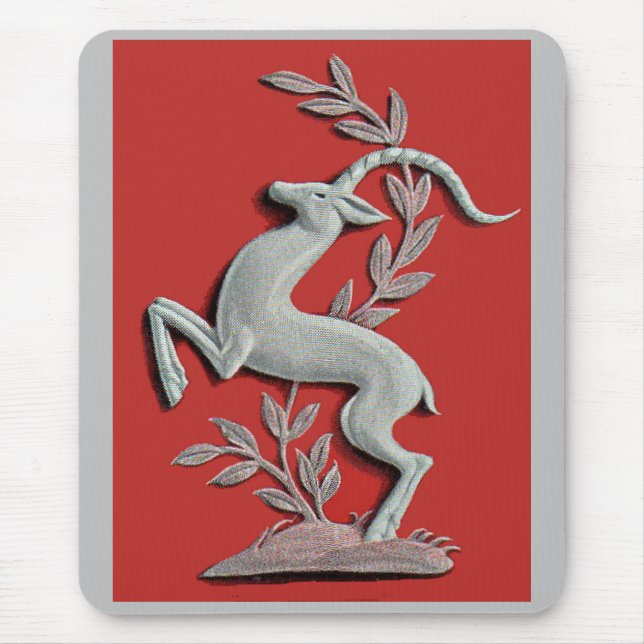 Silberhirsche Mousepad (Vorne)