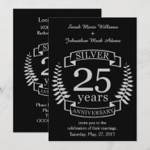 Silberhochzeit 25 Jahre