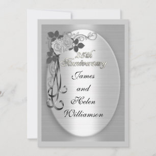 Silberhochzeit Einladung