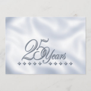 Silberhochzeit-Einladung Einladung