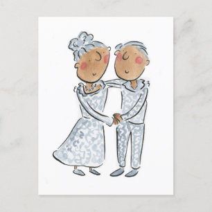 Silberhochzeit Postkarte