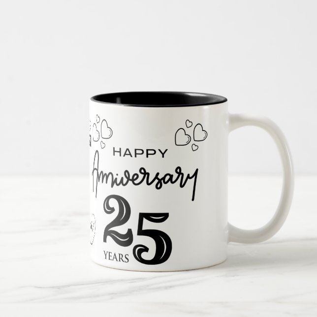 Silberjubiläum Zweifarbige Tasse (Rechts)