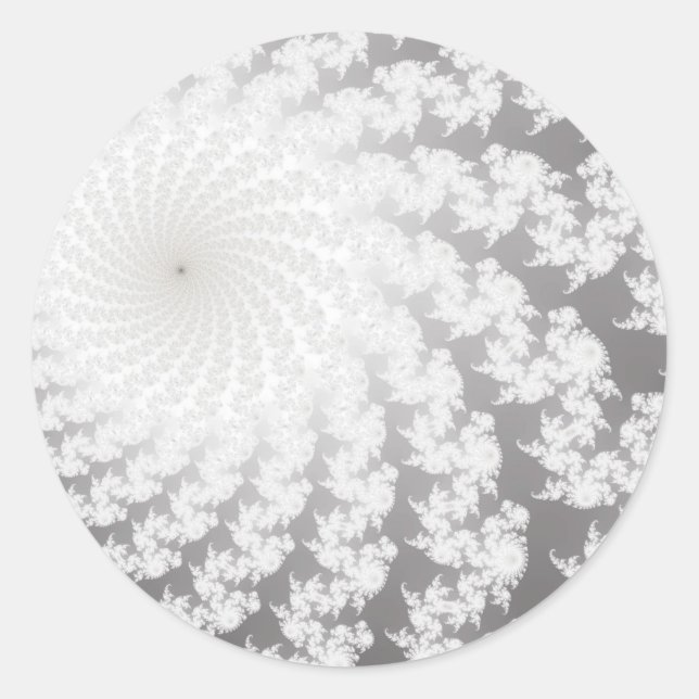 Silberkleber für Whirlpools Runder Aufkleber (Vorderseite)