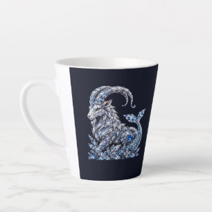 Silberkristall Steinbock Luxus-Tierkreiszeichen Milchtasse