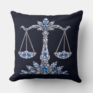 Silberkristall Waage Luxury Collection Kissen