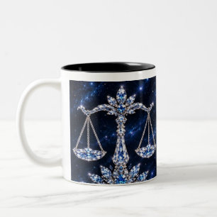 Silberkristall Waage Luxury Collection Zweifarbige Tasse