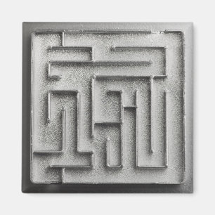 Silberlabyrinth Magnet