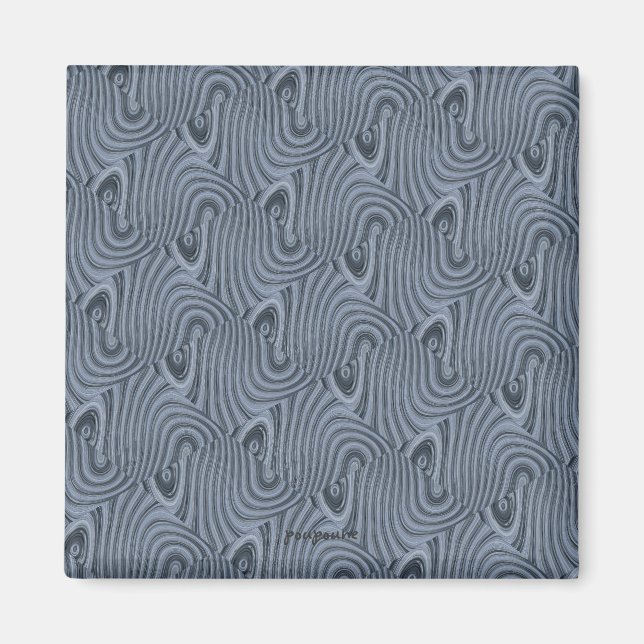 Silberlabyrinth Magnet (Vorne)