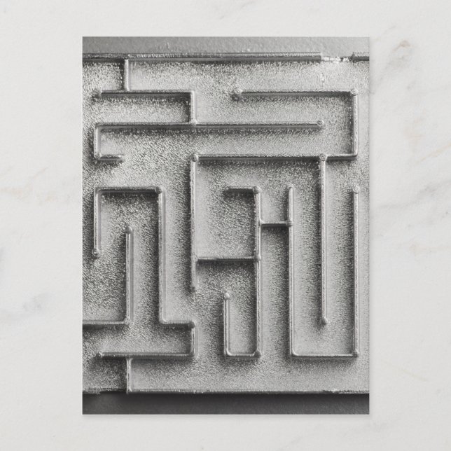 Silberlabyrinth Postkarte (Vorderseite)