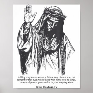 Silbermaske König Baldwin Iv Meme Der Aussätzige K Poster