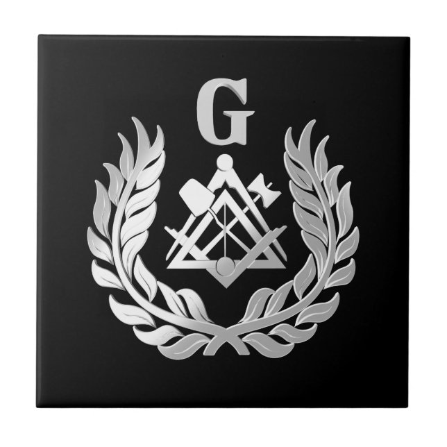 Silbermauersymbol Fliese (Vorderseite)